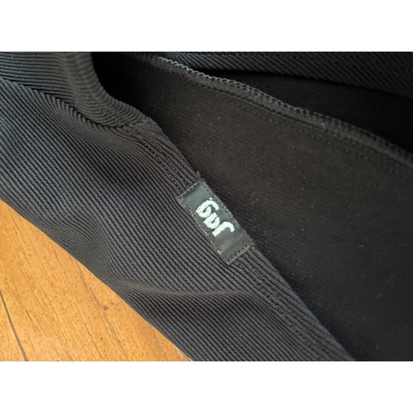 Vintage Jag Black Green White Ribbed Swimsuit Sleeveless Size 6 Womens USA Made - Picture 3 of 6